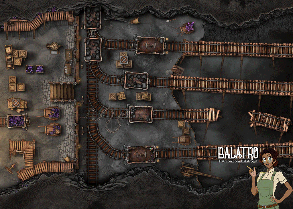 Dungeon Battlemap Bundle | 11 Maps