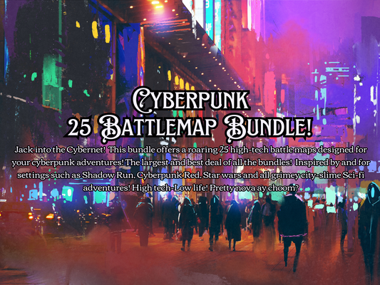 Cyberpunk - 25 Map Bundle