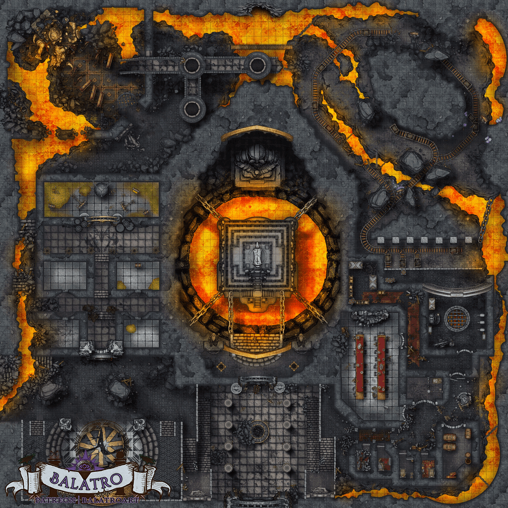 Dungeon Battlemap Bundle | 11 Maps