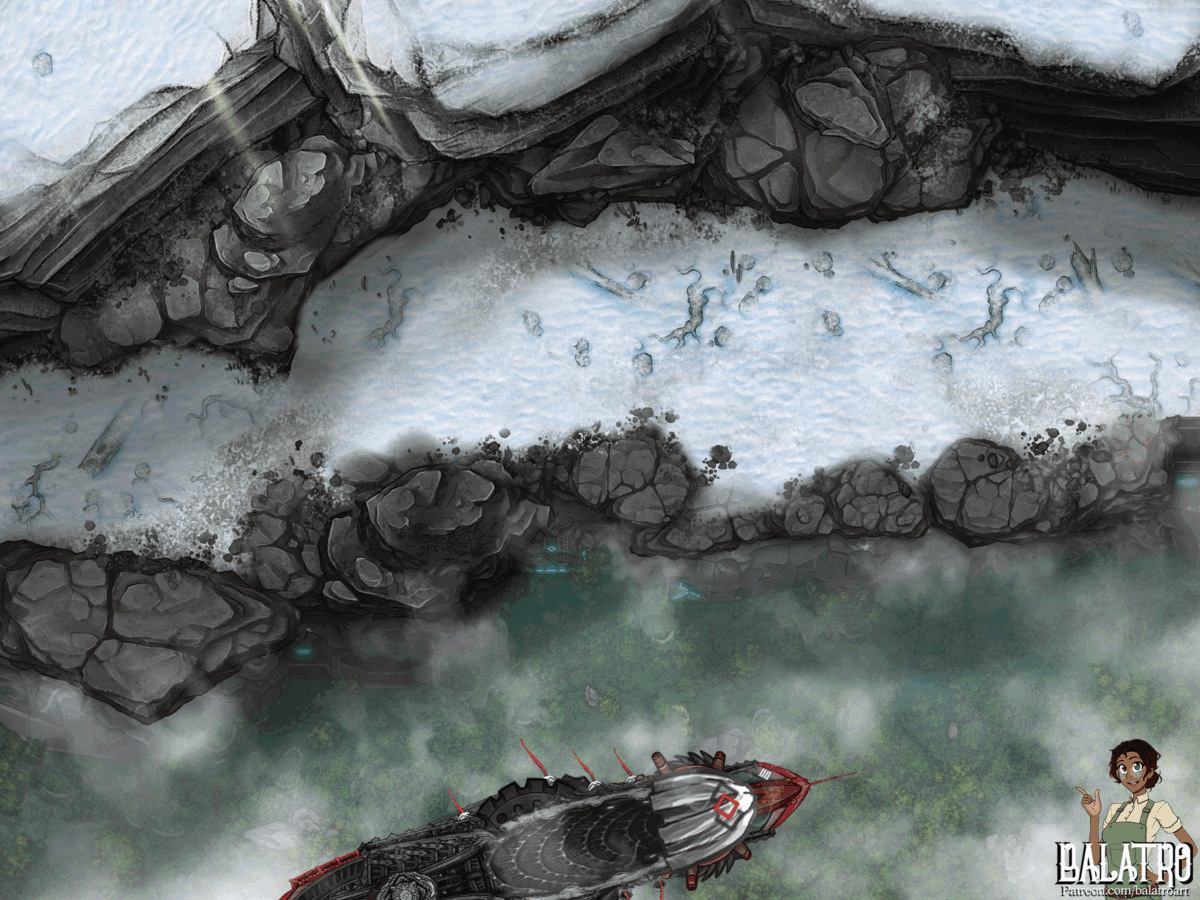 Airship Battlemap Bundle | 17 Maps | 50 Tokens