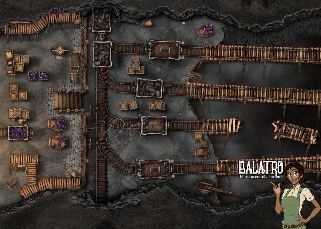 Dungeon Battlemap Bundle | 11 Maps
