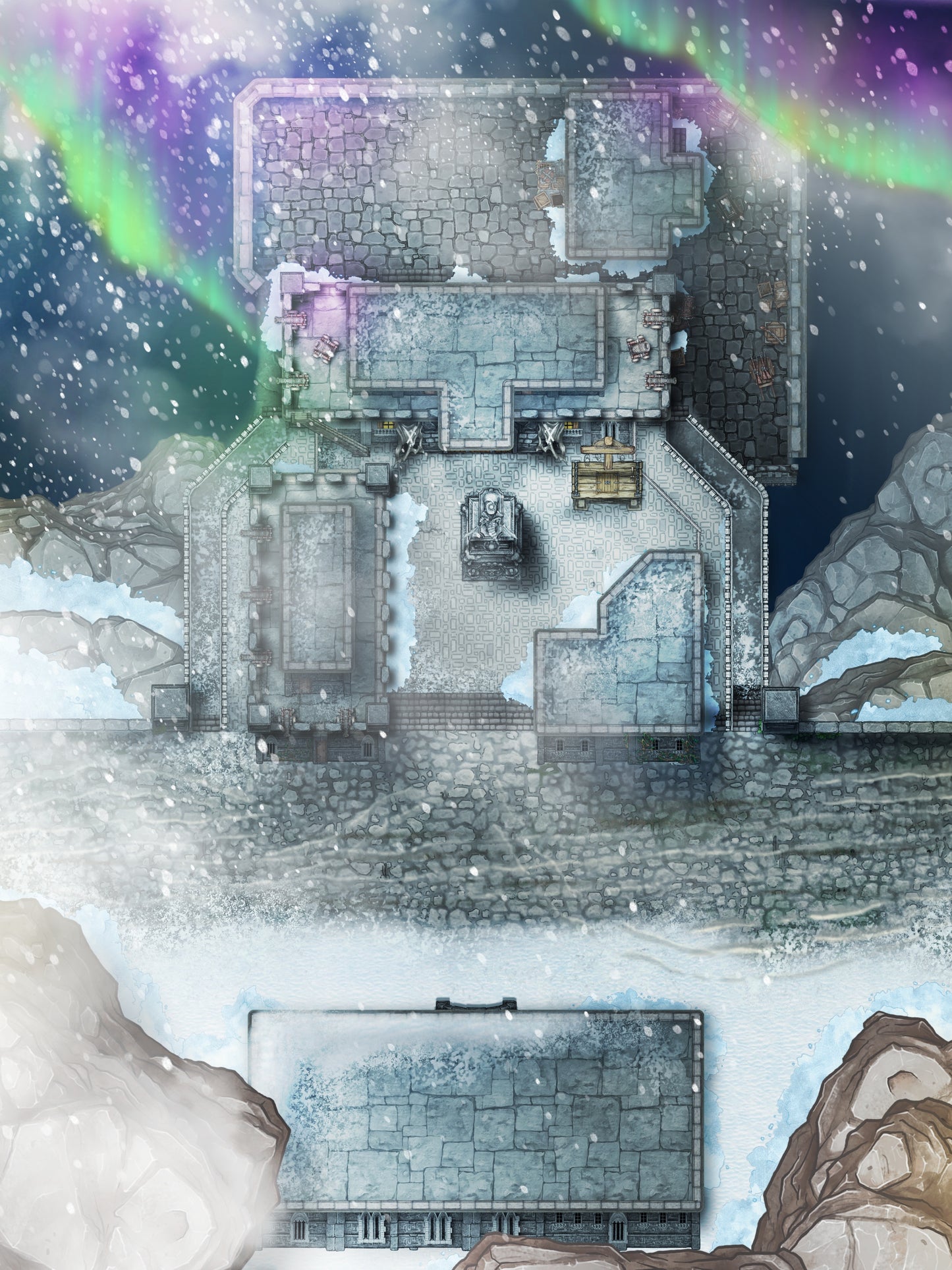 Snowbound Battlemap Bundle | 18 Maps