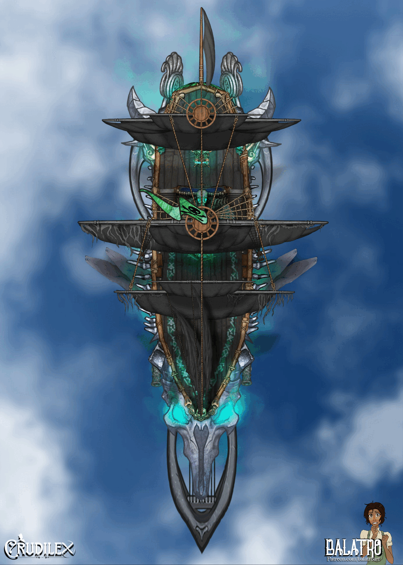 Airship Battlemap Bundle | 17 Maps | 50 Tokens