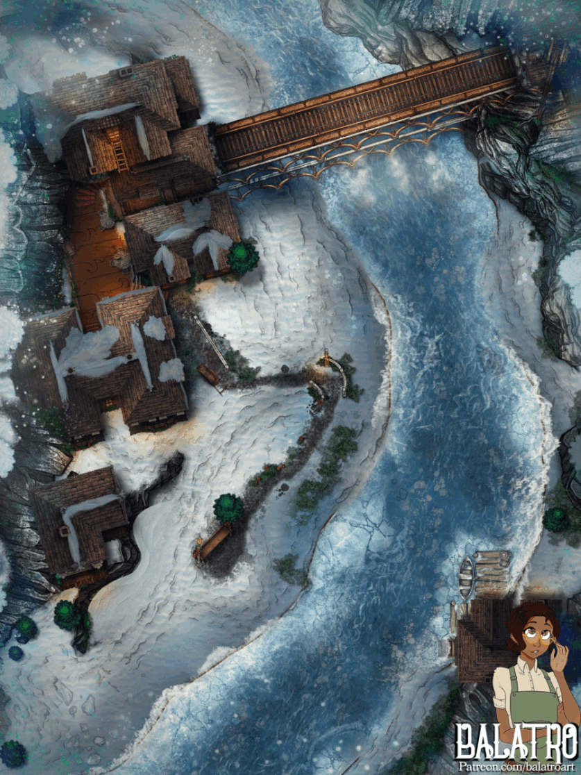 Snowbound Battlemap Bundle | 18 Maps