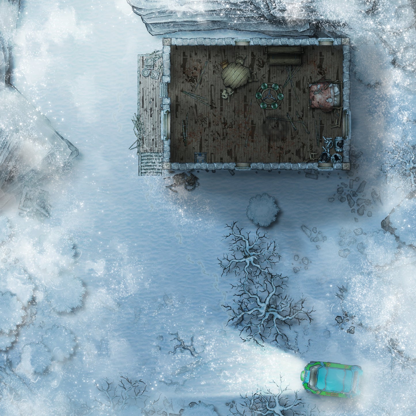 Snowbound Battlemap Bundle | 18 Maps
