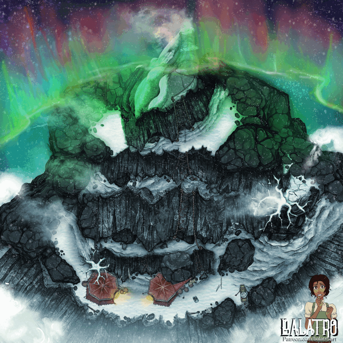 Snowbound Battlemap Bundle | 18 Maps