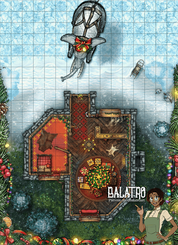 Snowbound Battlemap Bundle | 18 Maps
