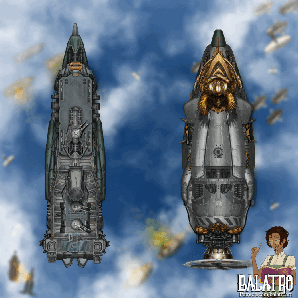Airship Battlemap Bundle | 17 Maps | 50 Tokens