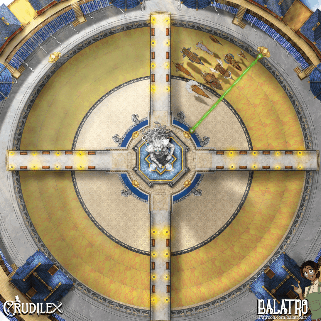 Airship Battlemap Bundle | 17 Maps | 50 Tokens