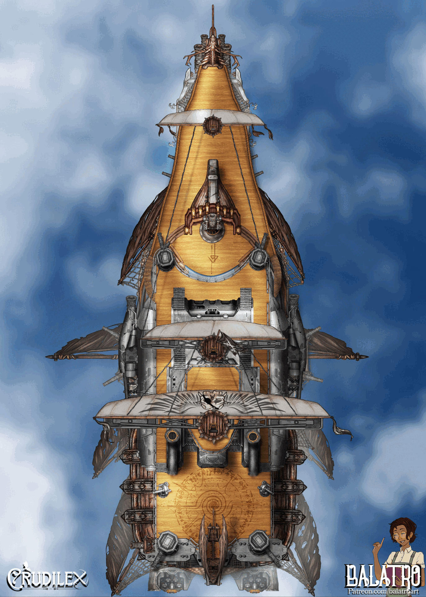 Airship Battlemap Bundle | 17 Maps | 50 Tokens